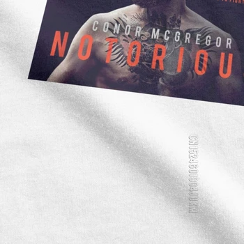 Conor McGregor Bēdīgi T Krekli Vīriešu Cīnītājs High Street Iespiests t-veida Apkalpes Kakla Kokvilnas Apģērbu Dāvanu Ideja, T Krekls