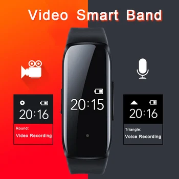 Cool Luksusa Biznesa Kamera Video Reģistrators Ieraksta Sporta darbību Skaits Smart Watch Band Aproce Smartwatch Vīriešiem, Pieaugušajiem 128GB