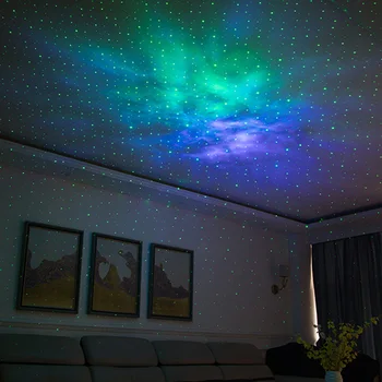 Coversage Aurora Zvaigžņotās Debess Projektoru Okeāna Viļņu LED Ziemassvētku Lāzera Nakts Gaisma Star Master Tālvadības Dropship ojection