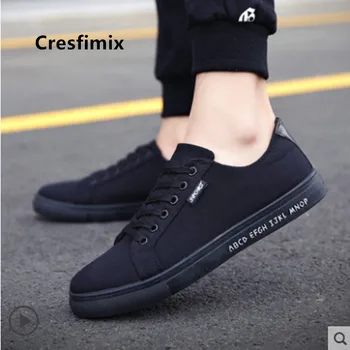 Cresfimix vīriešu modes augstas kvalitātes ērti spring & autumn mežģīnes up kurpes vīriešiem foršs raksts stilīgu plus lieluma kurpes a5582b