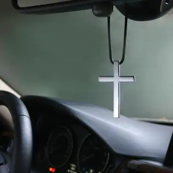 Cross 3 Krāsas Wow Auto Auto Modes Kulons Interjera Jēzus Reliģisko Atpakaļskata Spogulis Rotājumu Karājas Vilināt Šarmu Auto Stils