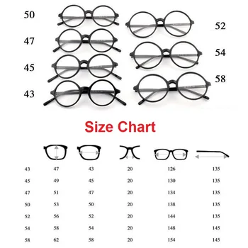 Cubojue Kārta Lasīšanas Brilles Vīrieši Sievietes 1.25 1.75 1.5 0.5 0.75 2.75 3.5 4 Caurspīdīgs Melns Dioptriju Brilles Rāmji Mazo 42mm