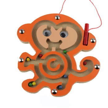 Cute Dzīvnieku Magnētisko Puzzle Koka Rotaļlietas Bērnu 13-24 Mēnešu Attīstības Izglītojošas Koka Rotaļlietas Bērniem, Spēles