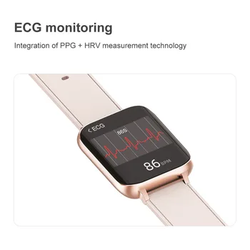D-T93 EKG Smart Skatīties Uz Vīriešiem un Sievietēm 1.78 Collu 420*485 Mūzikas Bluetooth Zvanu Smartwatch Android, IOS Sporta Fitnesa Tracker