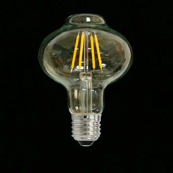 D80 LED Edison Spuldzes E27 220V Vintage Led Pavedienu Silti Balta Spuldze