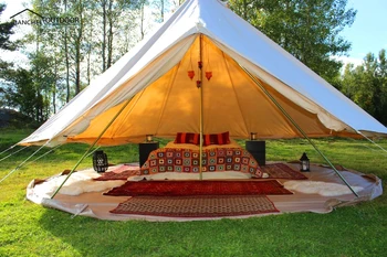 DANCHEL ĀRA Kokvilnas Audekls Bell Telts ar Divām Plīts Jaka (Augšējā un Sienas) Luksusa tūrisma Viesnīcā, telts