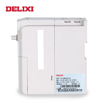DELIXI AC 2,2 KW 380v trīs fāzes VFD frekvenču invertoru diskus transportlīdzekļu Ātruma Kontroles 50/60HZ, DC pārveidotājs