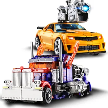 DEXIN 6699 Transformācijas Rīcības Attēls Rotaļlietu Op Komandieris Liels Bišu Filmu Modelis PVC 18 cm Sakausējuma Deformācijas Auto Robots Figma Dāvanu