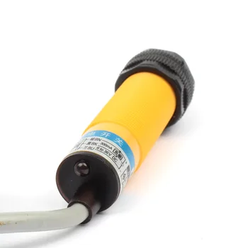 DIANQI Atsauksmes reflekss pārdomas fotoelektrisks slēdža sensoru E3F-R2N2 DC NPN NC diametrs 18mm 2m attāluma Mērītāju