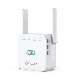 DIGOO DG-R611 300Mbps 2.4 GHz Bezvadu Atkārtotājs Bezvadu Wifi Extender Wi-Fi Pastiprinātājs 802.11 N lielos attālumos Wi fi Signāla Pastiprinātājs