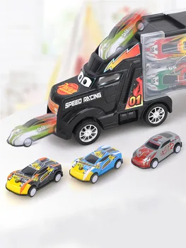 DIY 37Pcs Lējumiem Modeļa Automašīnas Bērnu Ziemassvētku Dāvanas Automašīnas, Rotaļlietas, Projektēšana Transportlīdzekļu Kravas Furgonu Izglītības Rotaļlietas Apdare