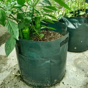 DIY Kartupeļu Augt Poda PE Audums Stādīšanas Konteineru Soma dārzeņkopībā Jardineria Sabiezēt Dārza Pot Stādīšanas Augt Soma