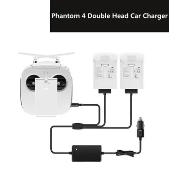 DJI Phantom 4 Pro Advanced Dūkoņa 3 in 1 Automašīnas Lādētājs 4A Saprātīga Akumulatoru, Tālvadības pults Ceļojumu Āra Lādētāju Fast Charger