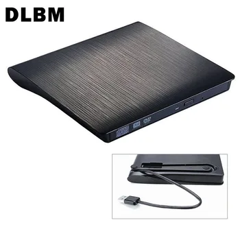 DLBM Pārnēsājamu USB 3.0 DVD-RW External DVD Disks, DVD Atskaņotājs, Rakstītājs Rakstnieks Ultra Slim DVD Atskaņotājs priekš Linux, Windows un Mac OS