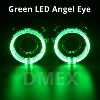 DMEX Car Styling 2 GAB HID Projektora Objektīvs Mini HID Bixenon H1 Projektoru Lukturu Lēcas, kas Piemērotas H4, H7 Auto Lukturu Māja