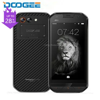 DOOGEE S30 4G LTE IP68 Ūdensnecaurlaidīga Izturīgs Mobilo Telefonu 5580mAh Pusē pirkstu Nospiedumu 5V/2A 5.0