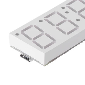DS3231 Elektronisko DIY 0.8 collu Dot Matrix LED Pulkstenis Kit 4 Ciparu Displejs 5V Mciro USB Car Pulkstenis Dropshiping