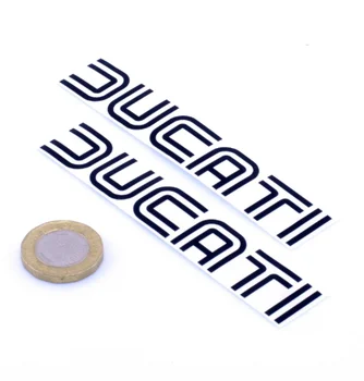 DUCATI adhesivo autocollant uzlīmes adesivo adesivi aufkleber pack 2 vienības 100x25mm