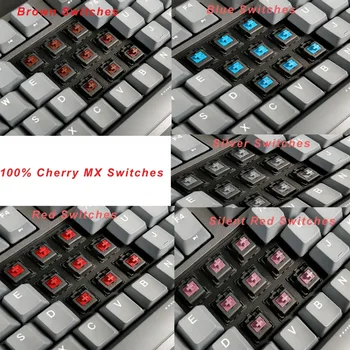 DURGOD Mehāniskā Tastatūra Cherry MX Switch N-atslēga Apgāšanās 87 Taustiņi (PBT), C Tipa Saskarni Gamer/Mašīnrakstītājs/Birojs(QWERTY-Izkārtojums)