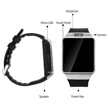 DZ09 Smart Skatīties Bluetooth Zvanu Smartwatch Ar Sim TF Kartes Solt Passometer Rokas pulksteni, Lai Android, IOS viedtālruņi Skatīties Vīrieši
