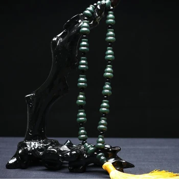 Dabas Hetian Qingyu Ķirbis Aproce Rotaslietas Laimīgs Exorcise ļaunajiem gariem Drošības Auspicious Amuletu Smalkas Rotaslietas Aproces, Rokassprādzes