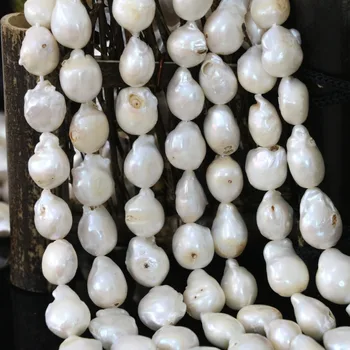 Dabas jauki balta saldūdens pērļu zaudēt krelles nelegālo waterdrop fit pieņemšanas neckalce aproce rotaslietas 15inch B1360