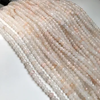 Dabīgs Akmens Lodītes Oblate Formas Tiger Eye Slīpētas Caurumu Pērles Sieviešu Rotaslietu izgatavošana DIY Kaklarota, Aproce 3x4mm 15inch