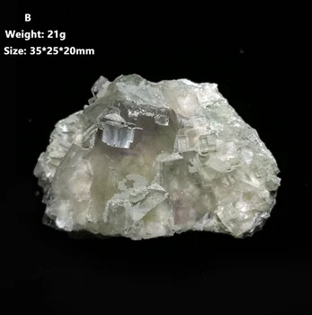 Dabīgā Akmens Zaļā Fluorite Minerālu Kristālu Paraugu No Xianghuapu Hunan Provincē Ķīnā A3-6