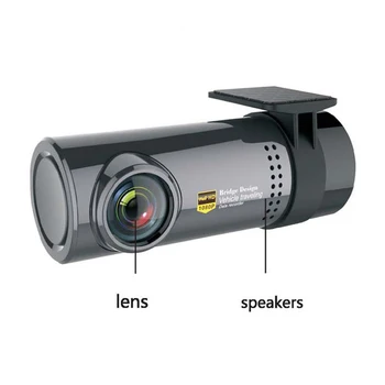 Dash Cam Mini WIFI Automašīnas DVR Kamera Digitālā Video Reģistrators Reģistrators DashCam Auto Videokamera Bezvadu DVR APP Monitors Auto Melnā Kaste