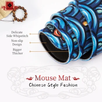 Datora Peles Paliktņa Spēļu peles paliktnis Liela Pele spilventiņu Spēlētājs XXL Mause Paklāju PC Galda Paklājiņš tastatūras paliktni, Ķīniešu Stila Modes