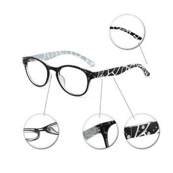Datoru, Brilles, Lupas Kārta Lasīšanas Brilles Sievietēm Anti-Noguruma Rāmji, Brilles Dimanta Hyperopia Briļļu +1 MARE AZZURO