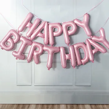 Daudz Laimes Dzimšanas Dienā Gaisa Balonu Partijas Apdare Skaits Folijas, Hēlija Baloni, Globos Balony Banner Streamer Baby Duša, Gaisa Baloni