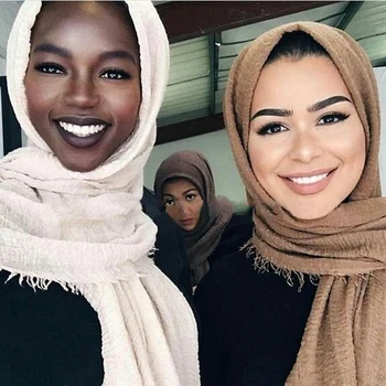 Daudzkrāsains Musulmaņu Lakatu Sieviete Lakatu Islāma Kokvilnas Sprogot Hijab foulard Wrap Galvu Instant Šalle Arābu Dubaija Turban Uz Lady