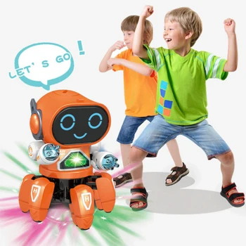 Deju robotu Rīcības Attēls Rotaļlietu Elektronisko saprātīga Staigāšana Robots Rotaļlietu Zēniem, Bērnu Dzimšanas dienas Dāvana