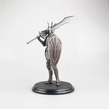 [Dekoru] 21cm Spēle Statuja Tumšās Dvēseles 2 Warrior melnais Bruņinieks Liels Zobens, Vairogs, PVC Rīcības Attēls Kolekcionējamus Modelis Rotaļlieta dāvana