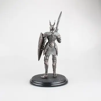 [Dekoru] 21cm Spēle Statuja Tumšās Dvēseles 2 Warrior melnais Bruņinieks Liels Zobens, Vairogs, PVC Rīcības Attēls Kolekcionējamus Modelis Rotaļlieta dāvana