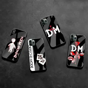 Depeches režīmā band DM Telefonu Gadījumā Rūdīts Stikls iPhone 12 pro max mini 11 Pro XR XS MAX 8 X 7 6S 6 Plus SE 
