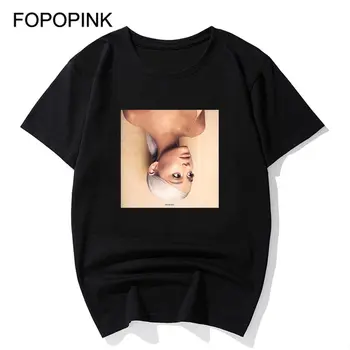 Dievs Ir Sieviete, T Krekls Sievietēm Ariana Grande Kokvilnas Camisetas Mujer Verano 2018 Vīriešu T Īsām Piedurknēm Grafiskais T Krekli, Z40