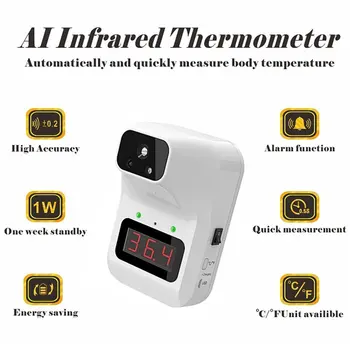 Digitālais Infrasarkanais Termometrs Termometrs bezkontakta Temperatūras Mērīšanas Ierīces Temperatūras Mērīšanas Instrumentu Ārpus Durvīm