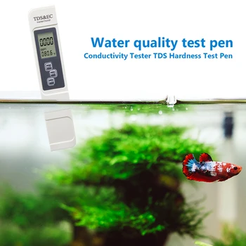 Digitālais TDS Ūdens Kvalitātes Mērītāju Cietība Tīrības Testēšanas Pildspalvu Akvārijs Baseins, Ūdens Peldēšanas Portatīvo Āra Elementiem