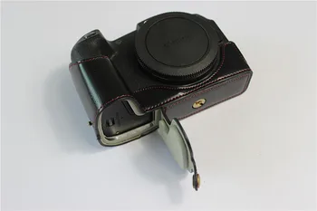 Digitālā Fotokamera Pu Ādas Gadījumā Apakšējo Atveri Versija Aizsardzības Pusē Pārsegs Bāzes Canon eosrp RP EOS RP Gadījumos Ar Siksnu