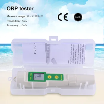 Digitālā ORP Ūdens Skaitītāju Ūdens Testeri 0~+/-1999mV Testa redokspotenciāls Negatīvu Potenciālu Testa Pildspalva Ūdeņraža ģenerators