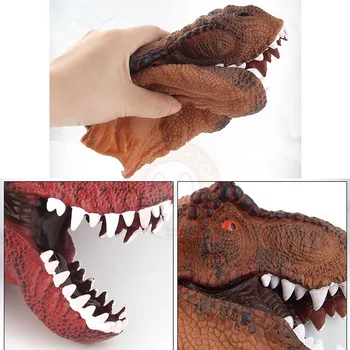Dinozauru Pirkstu Lelles, Rotaļlietas Uz Rokas Lelle Dino Roku Leļļu Liecina Teātra Puppetry Haizivs Izglītības Bērnu Stāsti, bērns, Dāvanu