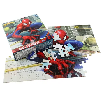 Disney 100 Gabali Super Peld Puzzle Laukumā Liekami Papīra Puzzle Bērnu Jigsaw Puzzle Rotaļlietas