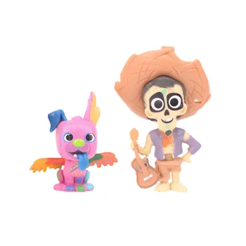 Disney 8pcs/set Coco Skaitļi Anime Statuetes Rotaļlietas Miguel PVC Rīcības Attēls Modelis Mini Apdare kolekciju, Rotaļlietas Bērniem