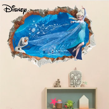 Disney Bērnu Istabas Uzlīme Princese Maza Meitene, Guļamistaba Uzlīme Gultas Fona Dekorēšana Karikatūra Uzlīme