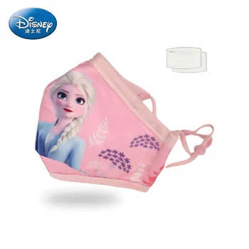 Disney Bērnu Kokvilnas Maska Stila Saldēti 2 Princesi Aišu 3D nepievelk putekļus Bērniem Sejas Maska Mīksto Ērti Tīra Maskas Mascarillas