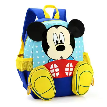 Disney Bērnu Mugursoma Bērnu Bērnudārzā Cute Dzīvnieku Karikatūra Minnie Bērniem Mickey mouse soma skola