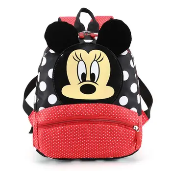 Disney Cartoon Mugursoma Minnie Mickey Mouse Schoolbag Bērnudārzā/Sākumskolas Bērniem Somas Infantil Mochila Baby Meitenes