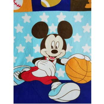 Disney Lightblue Basketbola Mickey Minnie Mouse Babie Segu Mest 100x140cm Meitenēm, Zēniem, Bērniem, Dāvanu Guļamistabā Gulta Dīvāns